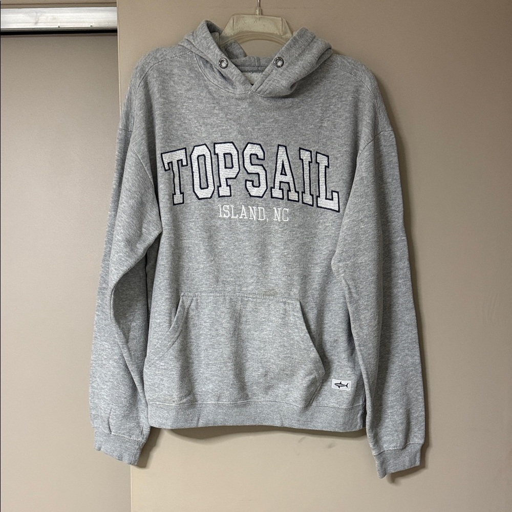 Gray Topsail Island NC Women's Hoodie